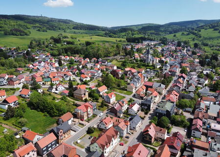 Blick auf Brotterode, Stadt Brotterode-Trusetal