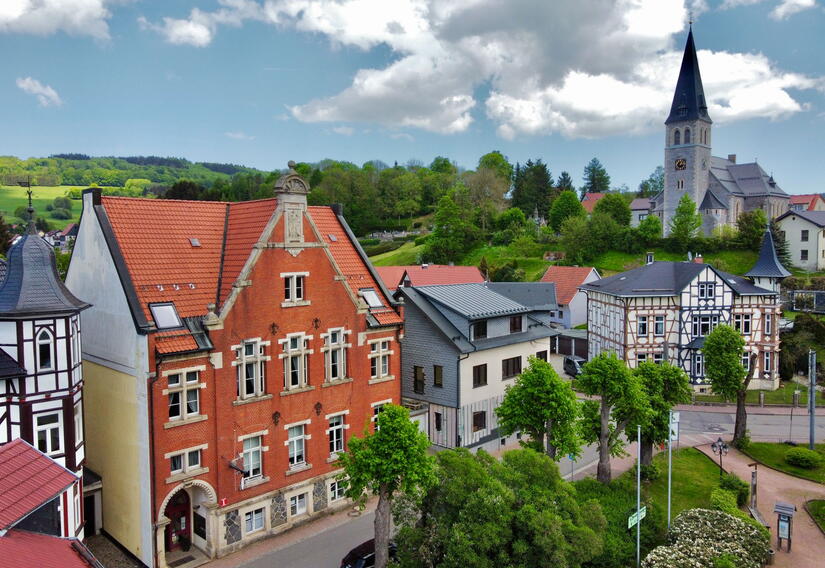 Blick auf Brotterode, Stadt Brotterode-Trusetal