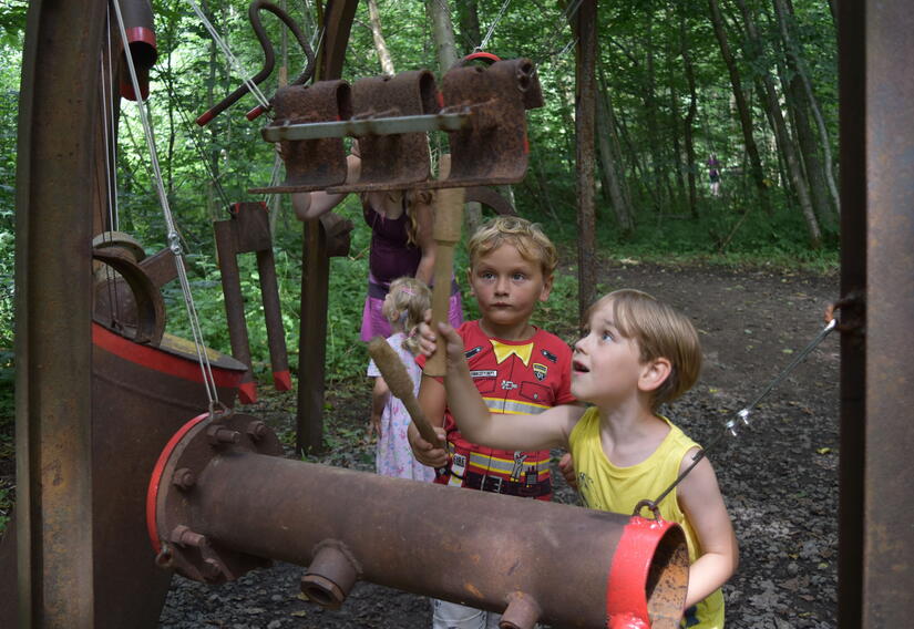 Klangpfad mit Kindern
