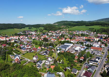 Blick auf Herges, Stadt Brotterode-Trusetal