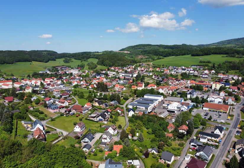 Blick auf Herges, Stadt Brotterode-Trusetal