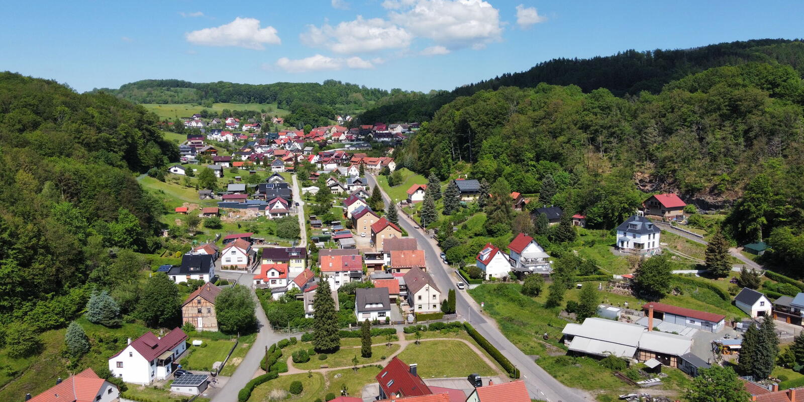 Blick auf Elmenthal, Stadt Brotterode-Trusetal