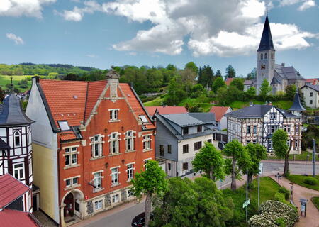 Blick auf Brotterode, Stadt Brotterode-Trusetal