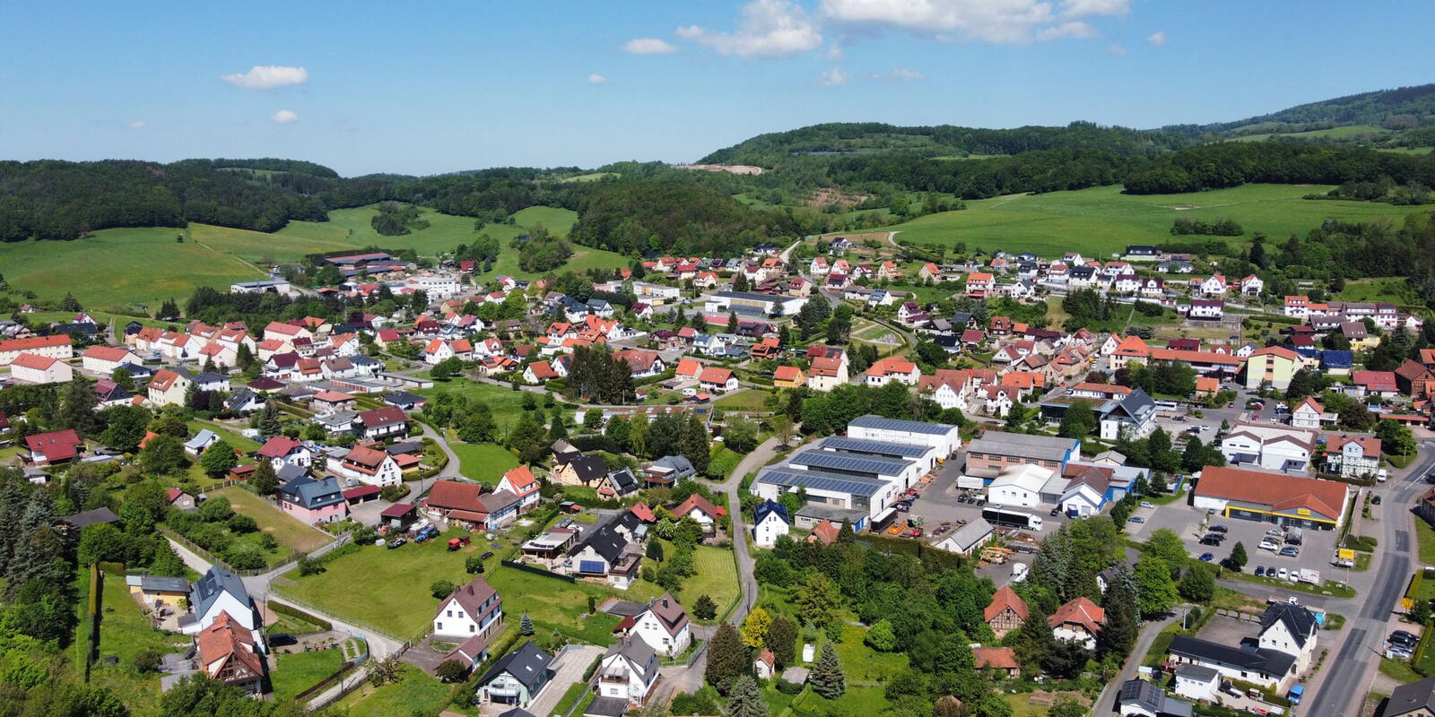 Blick auf Herges, Stadt Brotterode-Trusetal